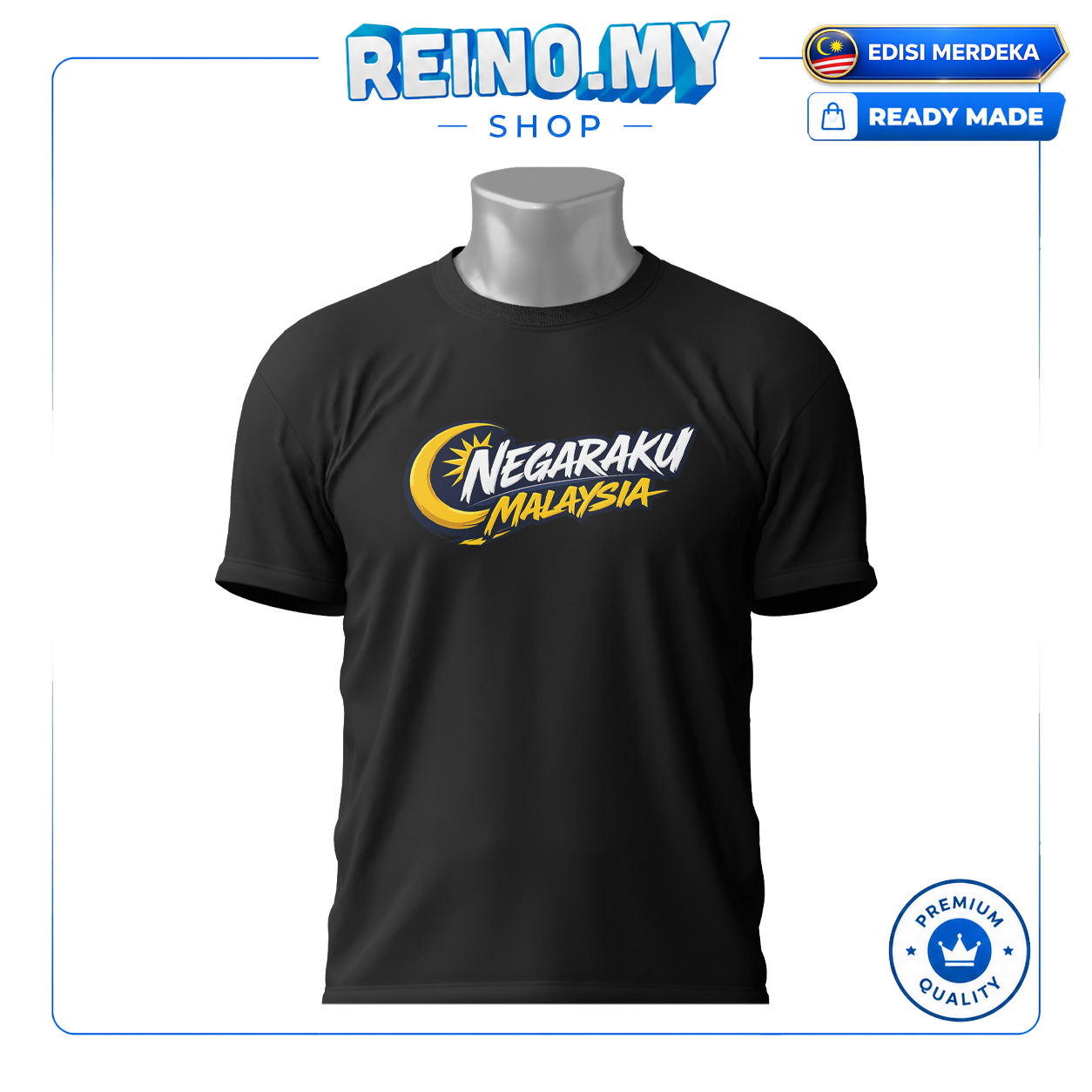 T-Shirt Merdeka: Negaraku Malaysia