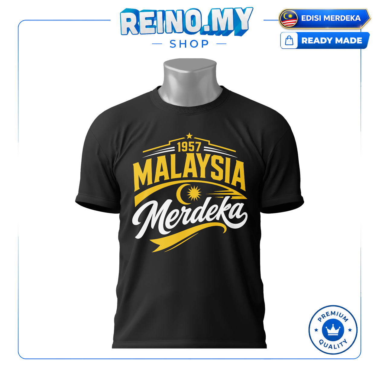 T-Shirt Merdeka: Malaysia Merdeka