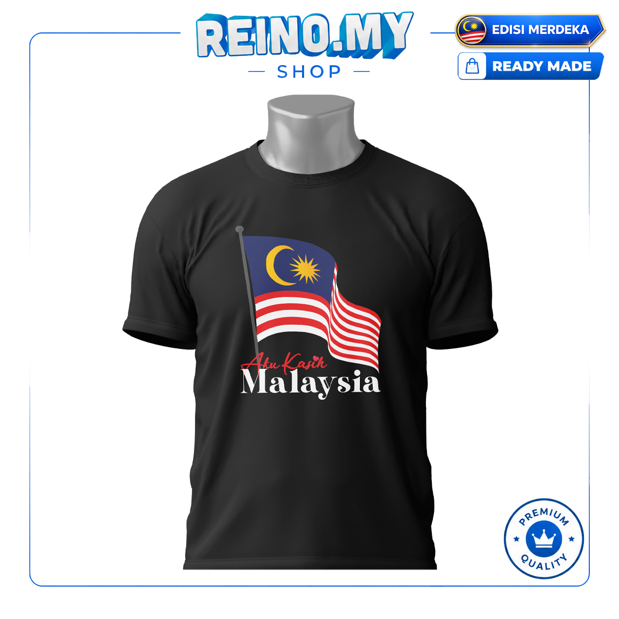 T-Shirt Merdeka: Aku Kasih Malaysia