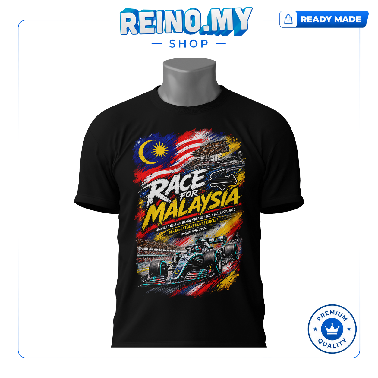 T-Shirt Formula 1: Race For Malaysia