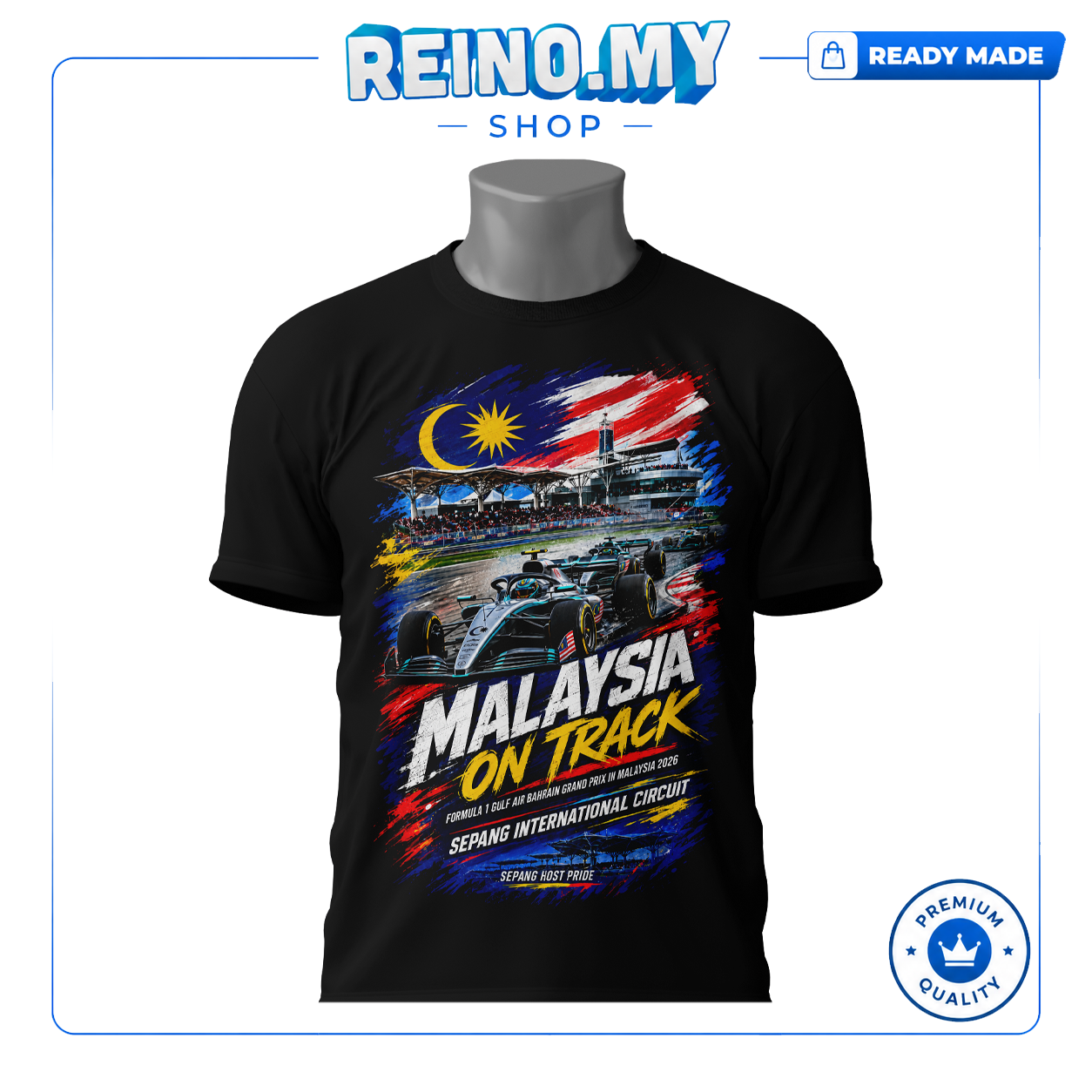 T-Shirt Formula 1: Malaysia On Track
