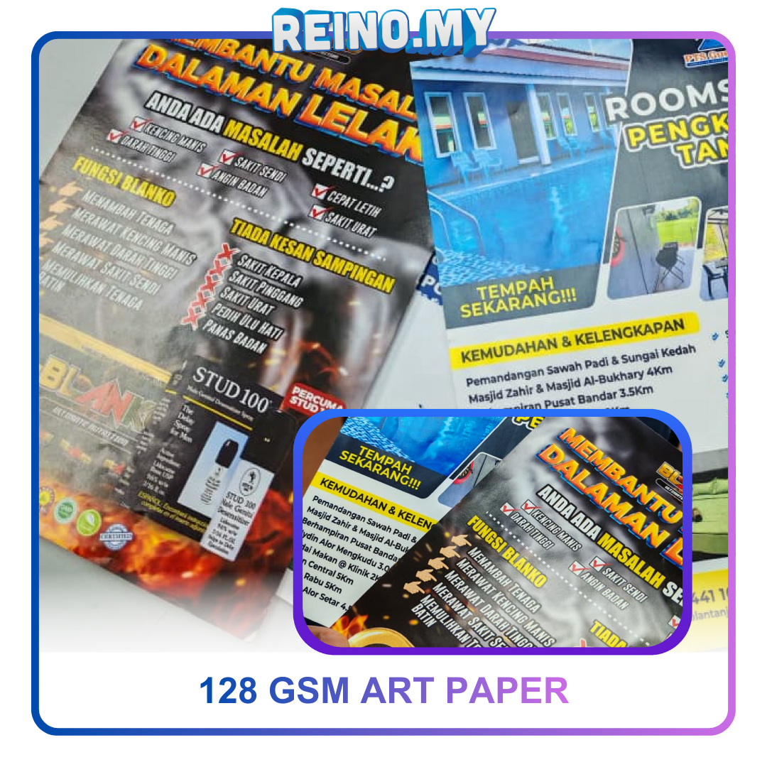 128 gsm Art paper