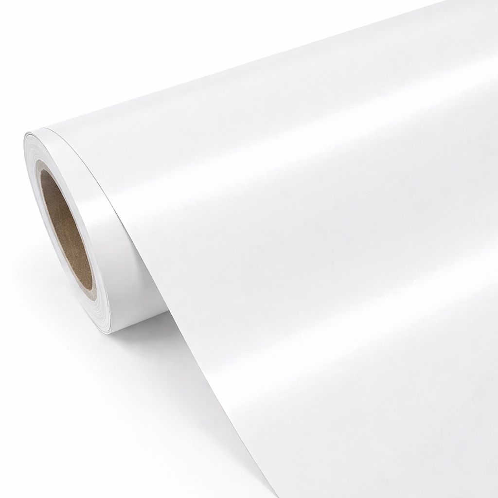 PVC White Sticker