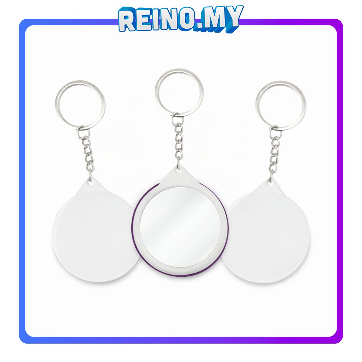 Mirror keychain