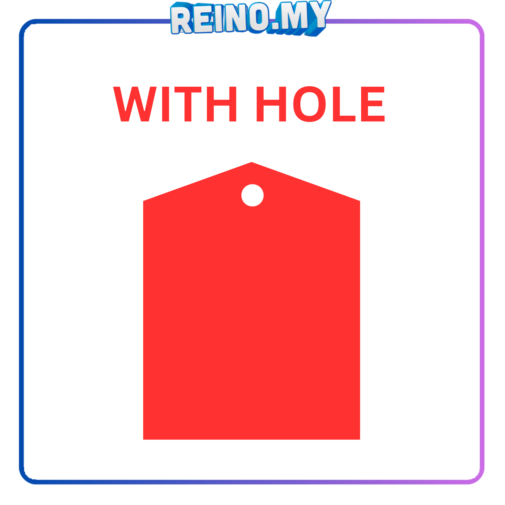 With hole