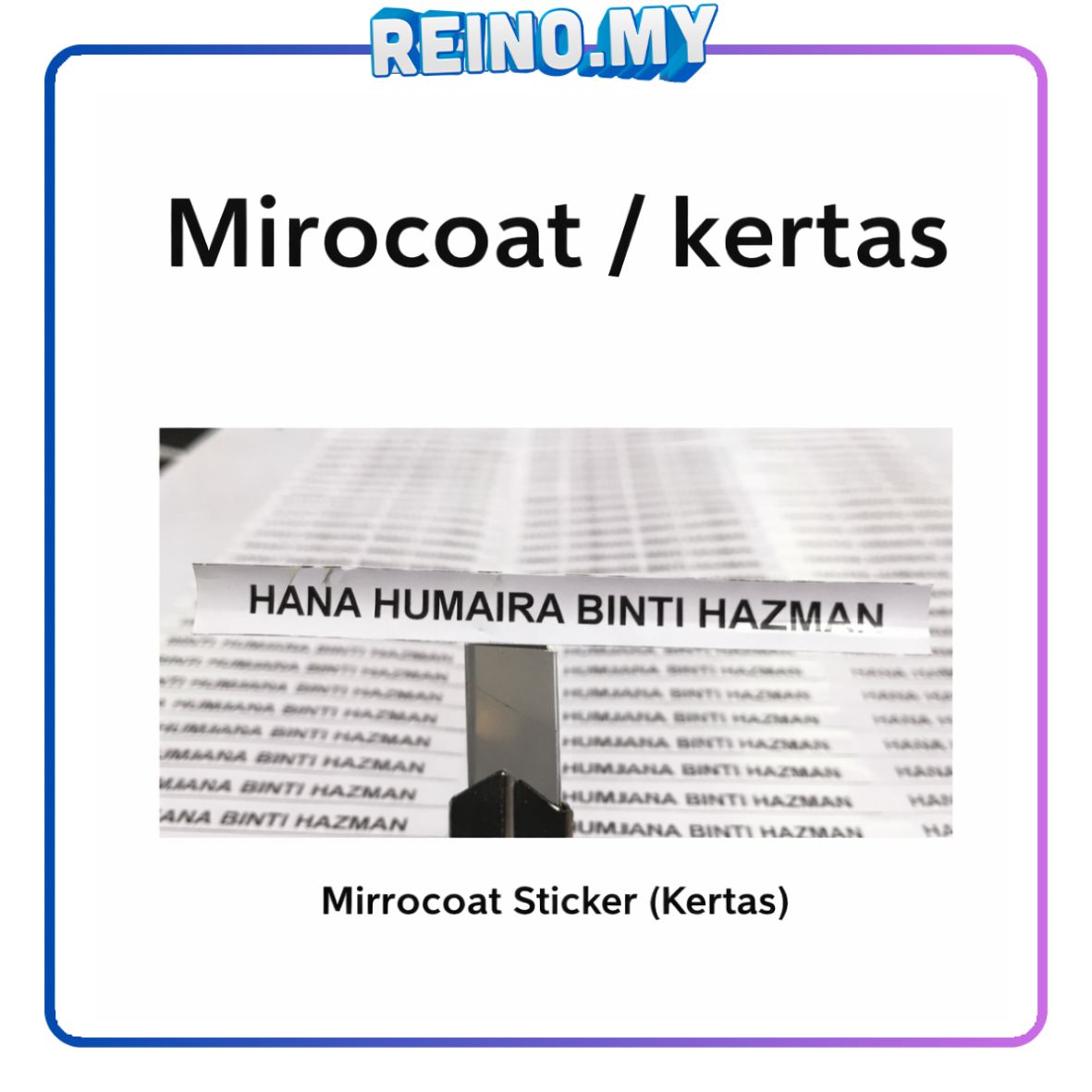 Mirorcoat (Non Waterproof)