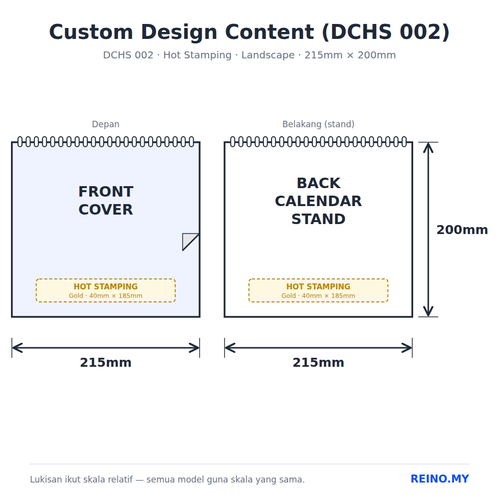 DCHS 002 (Hot Stamping - Landscape)