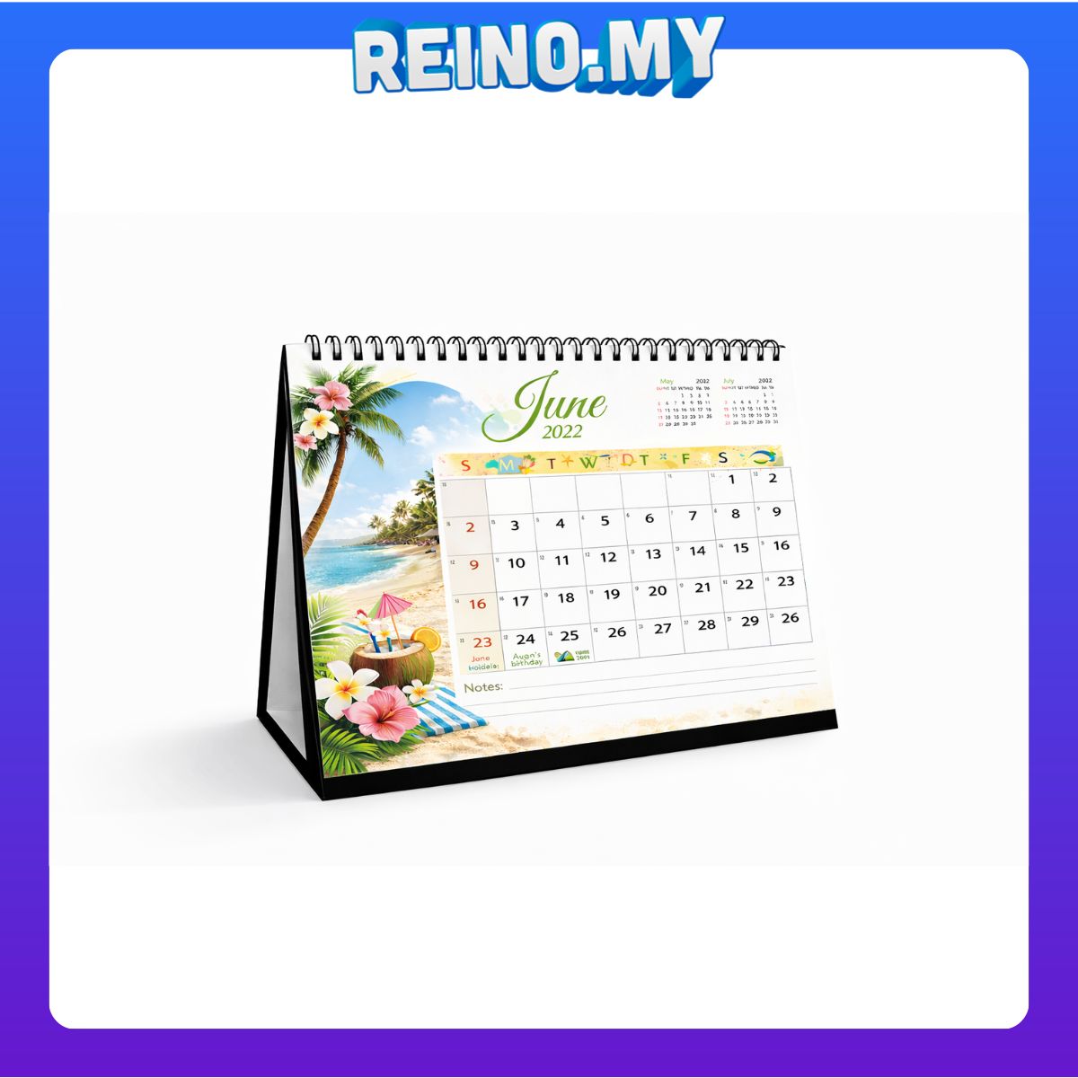 DESK CALENDAR (HARD STAND)