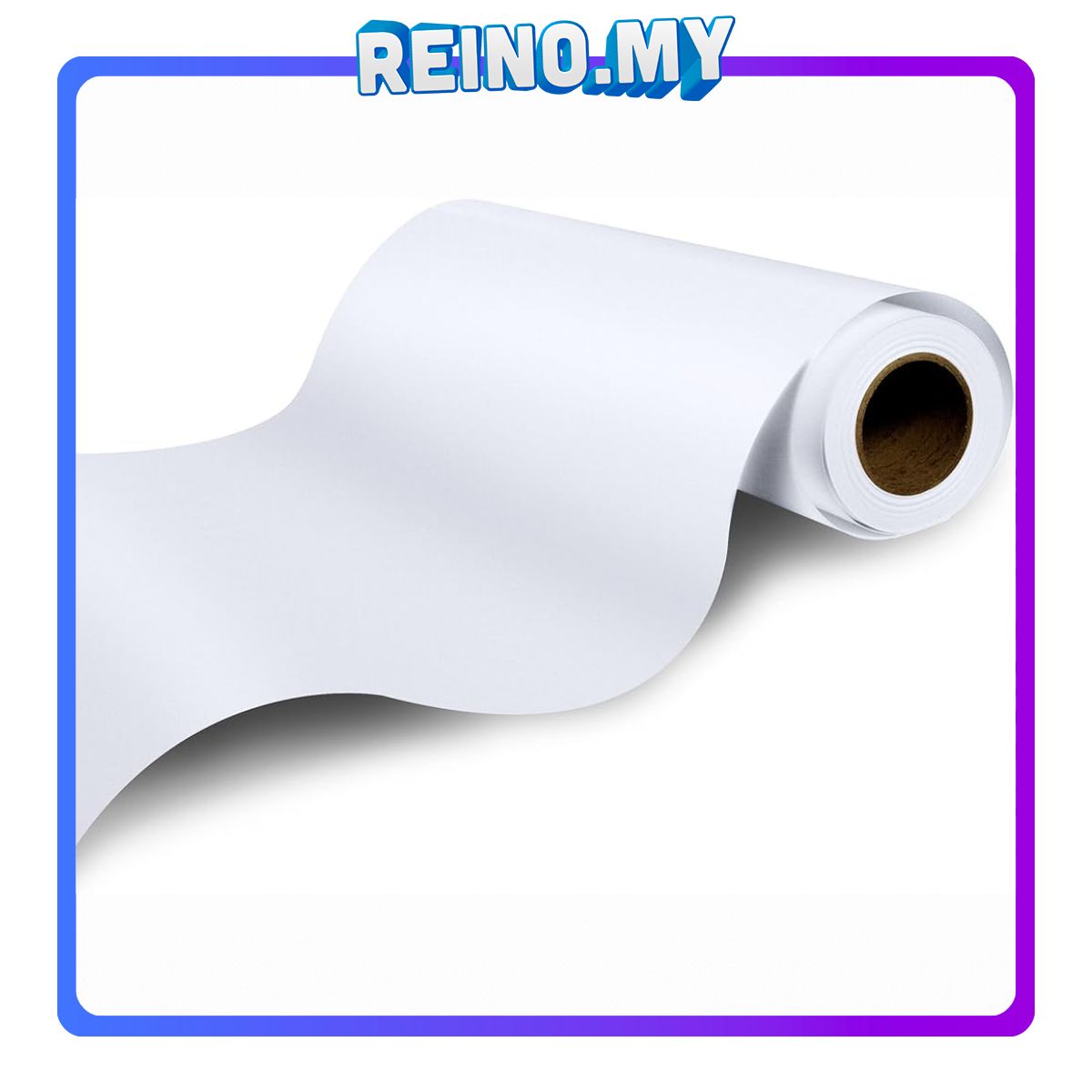 PVC WHITE STICKER