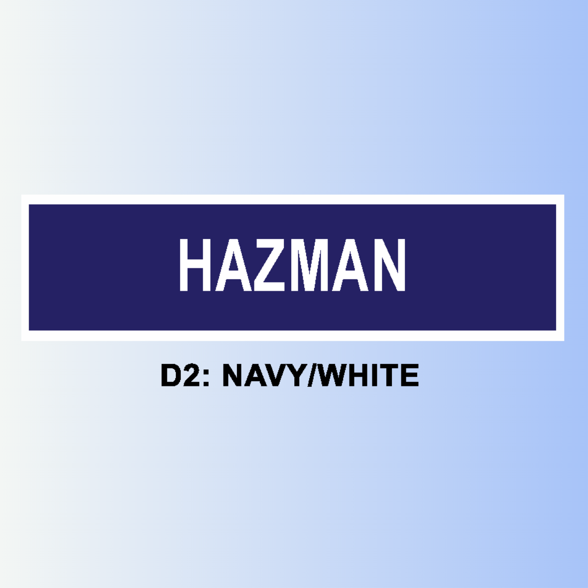 D2: NAVY/WHITE