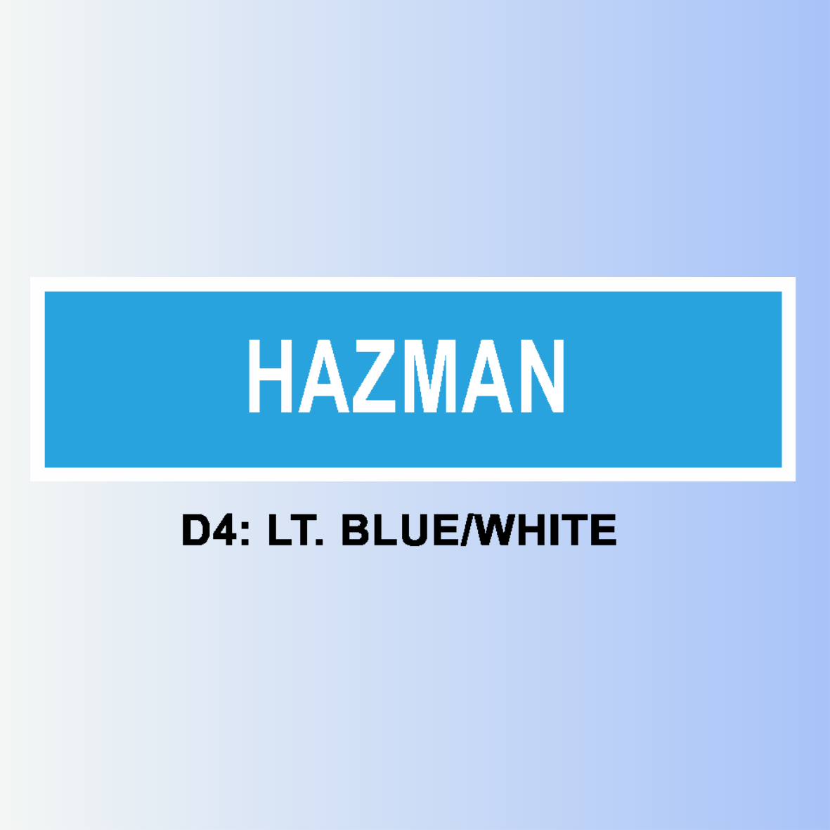 D4: LT. BLUE/WHITE