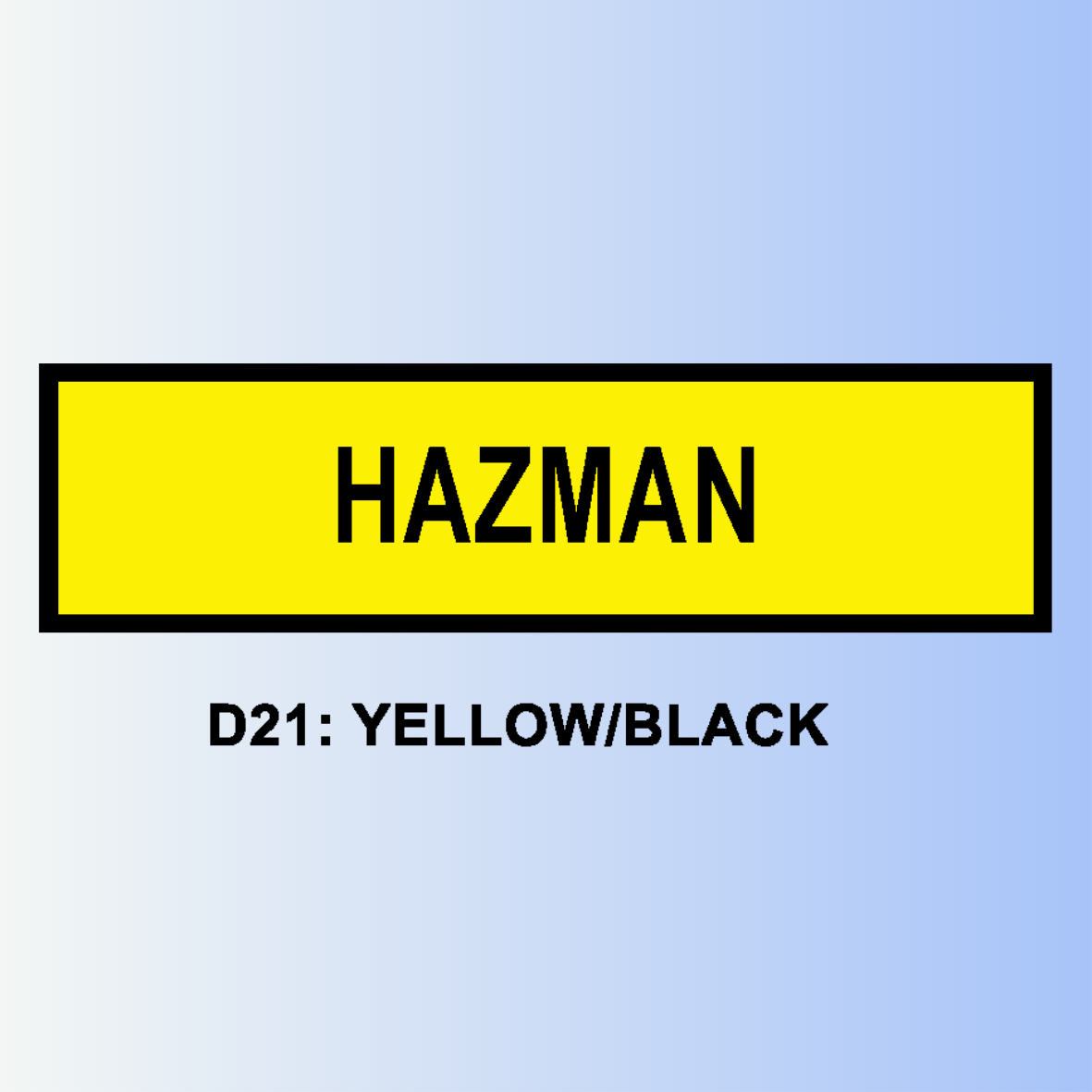 D21: YELLOW/BLACK
