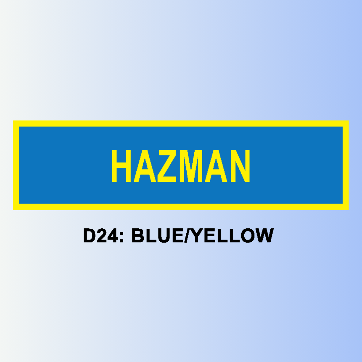 D24: BLUE/YELLOW