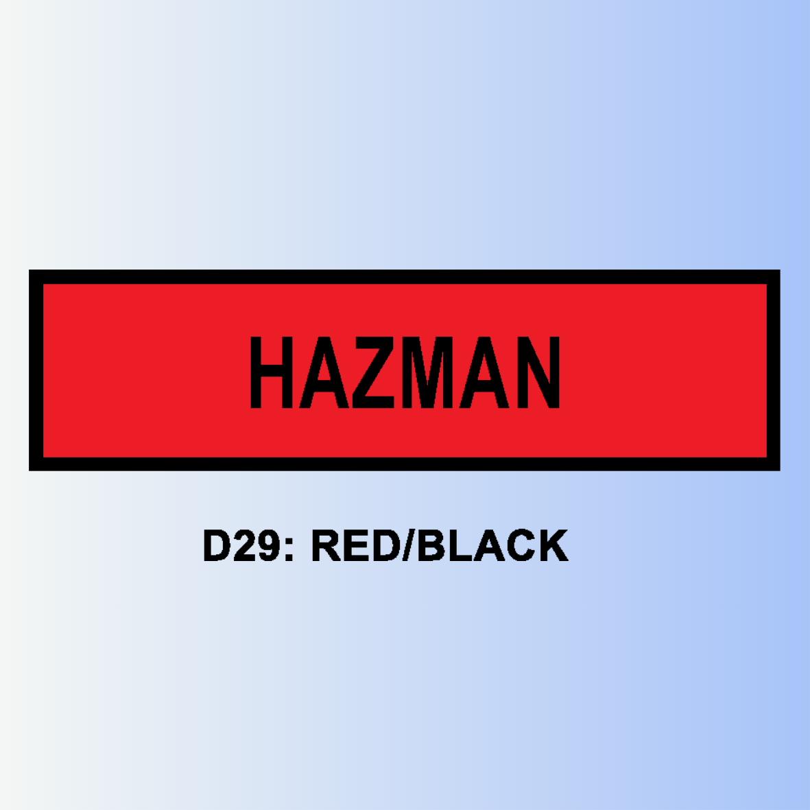 D29: RED/BLACK