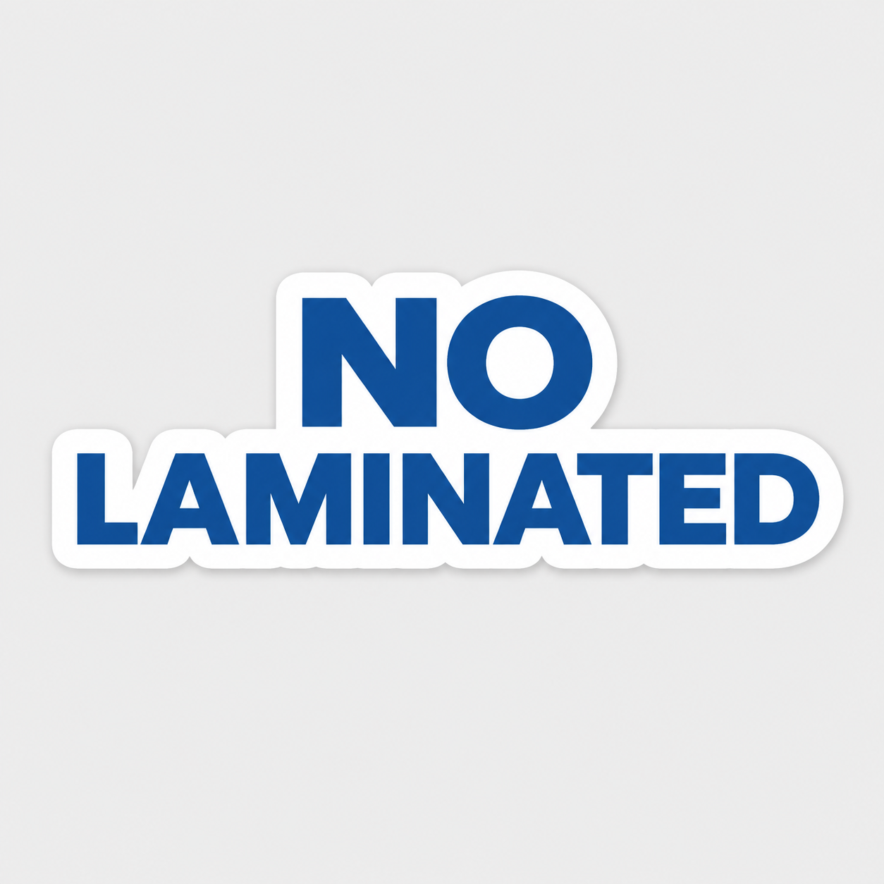 No Laminated