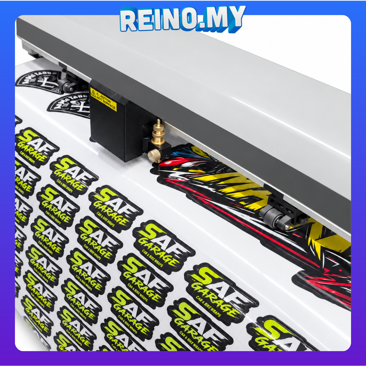 PVC WHITE STICKER